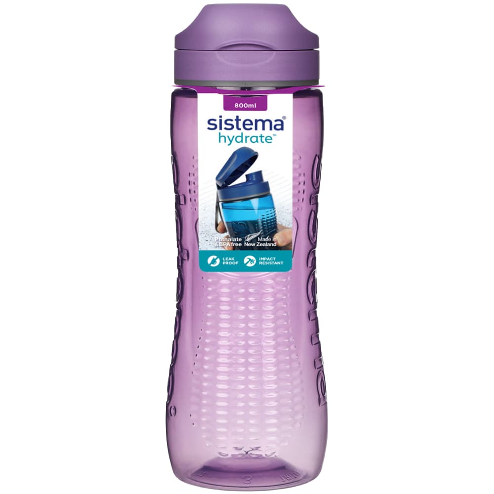 Single Sistema 800ml Hydrate Tritan Active Bottle in Assorted Styles ...