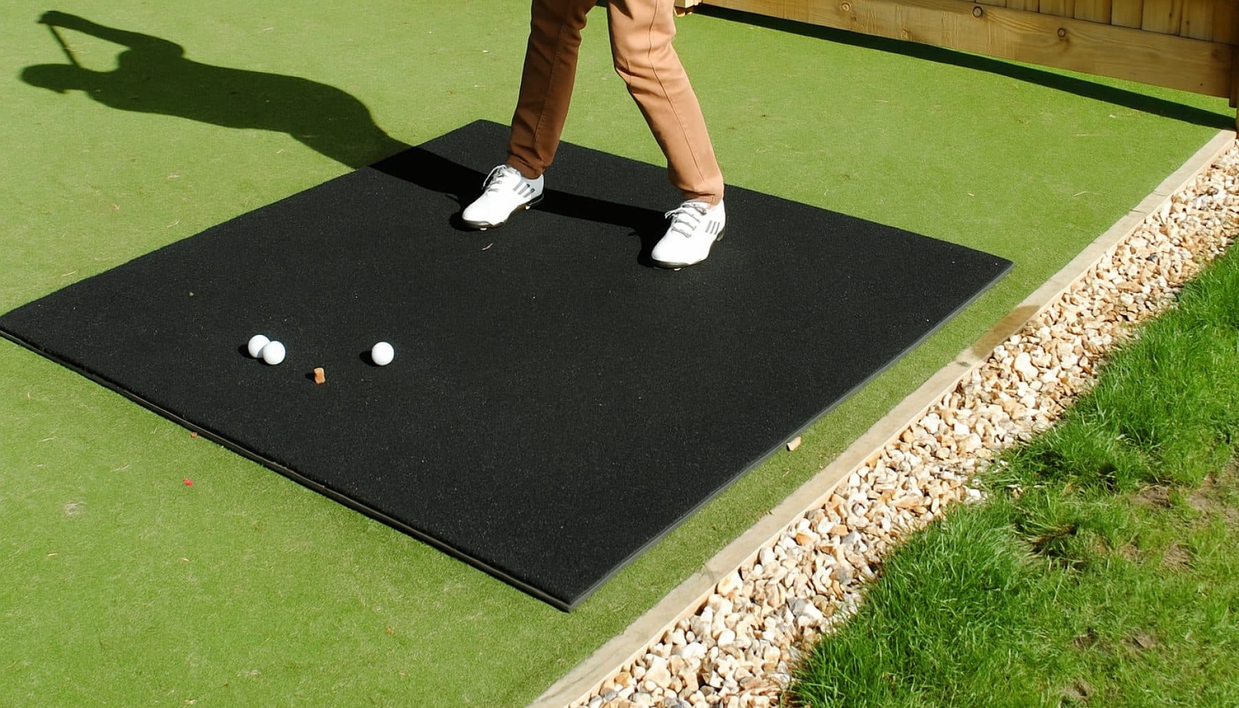 Golf Practice Mat – Hux Mat 350 Black | Huxley Golf