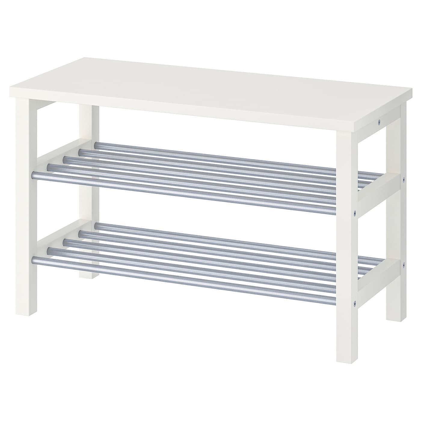 TJUSIG bench with shoe storage white - IKEA