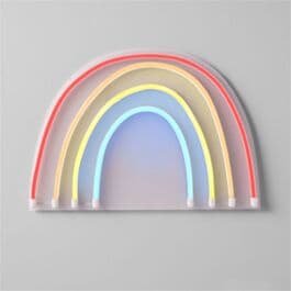 Rainbow LED Neon Kids Wall Decor LED Neon Sign