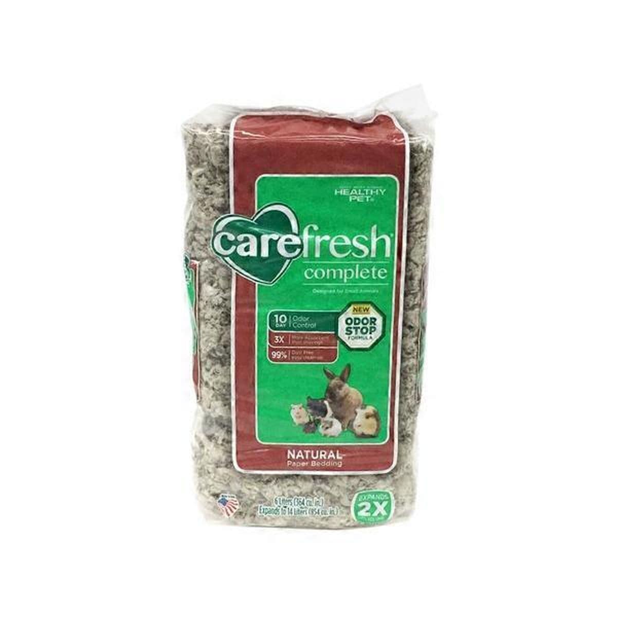 Carefresh Complete Natural Paper Bedding For Small Animals (6 L ...
