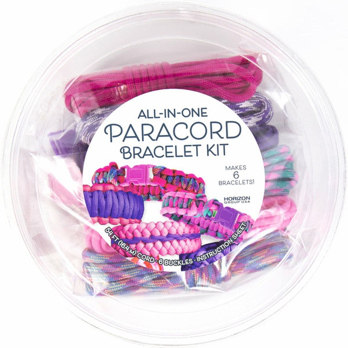 Horizon Group USA All-in-One Paracord Bracelet Kit With Instructions (1 ...