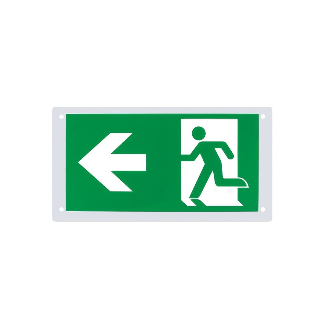 JCC Lighting JC50302 Exit Blade White 3Hr Maintained LED Emergency Exit ...