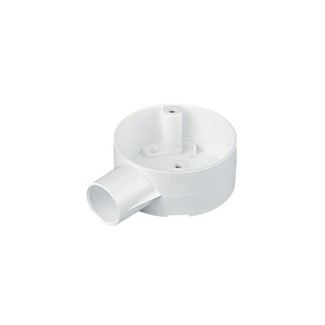 Marshall Tufflex 3MRB2WH White 25mm PVC-U Conduit Round 1 Way Terminal ...