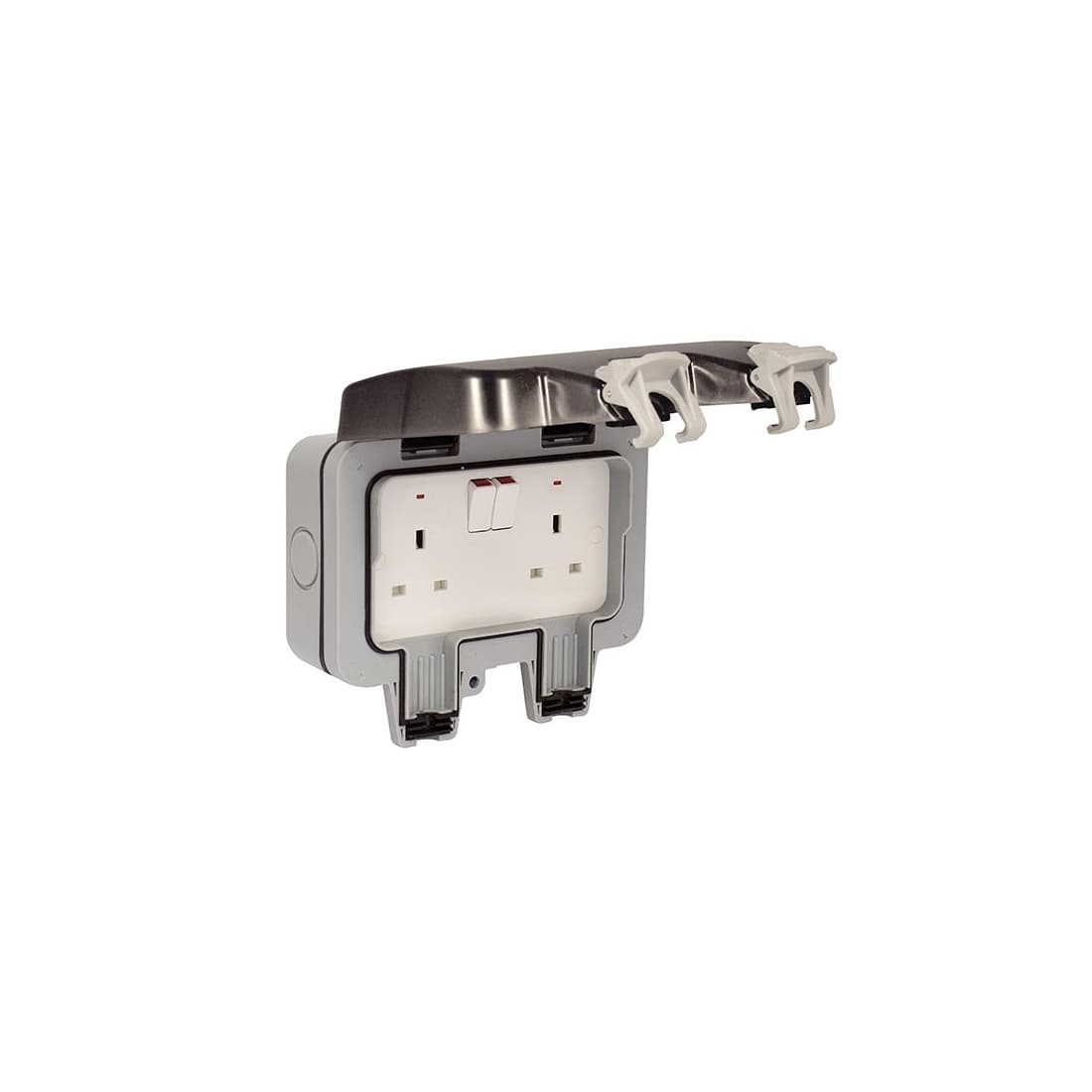 BG Electrical Nexus Storm WP22 240V/13A IP66 2 Gang Double Pole ...