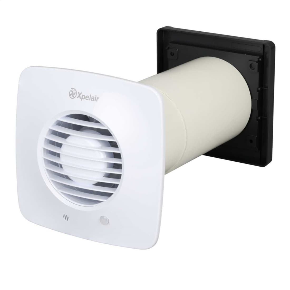 Xpelair LV100PS 93033AW Simply Silent White Square 2 Speed SELV Axial ...