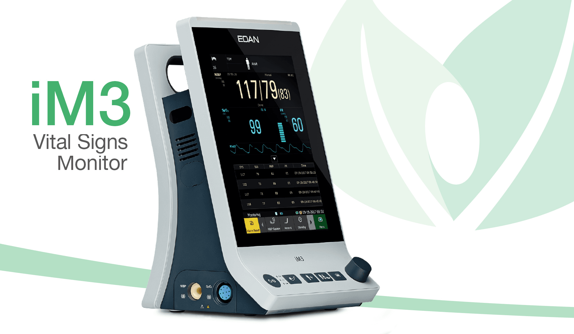 NEW!!! “The Beautiful” Edan iM3 Vital Signs Monitor. « Jamaica Hospital ...
