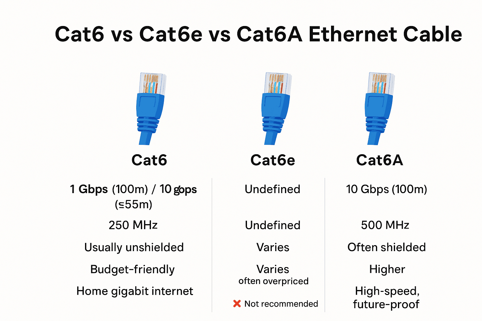 StarTech.com Cat6a Ethernet Cable