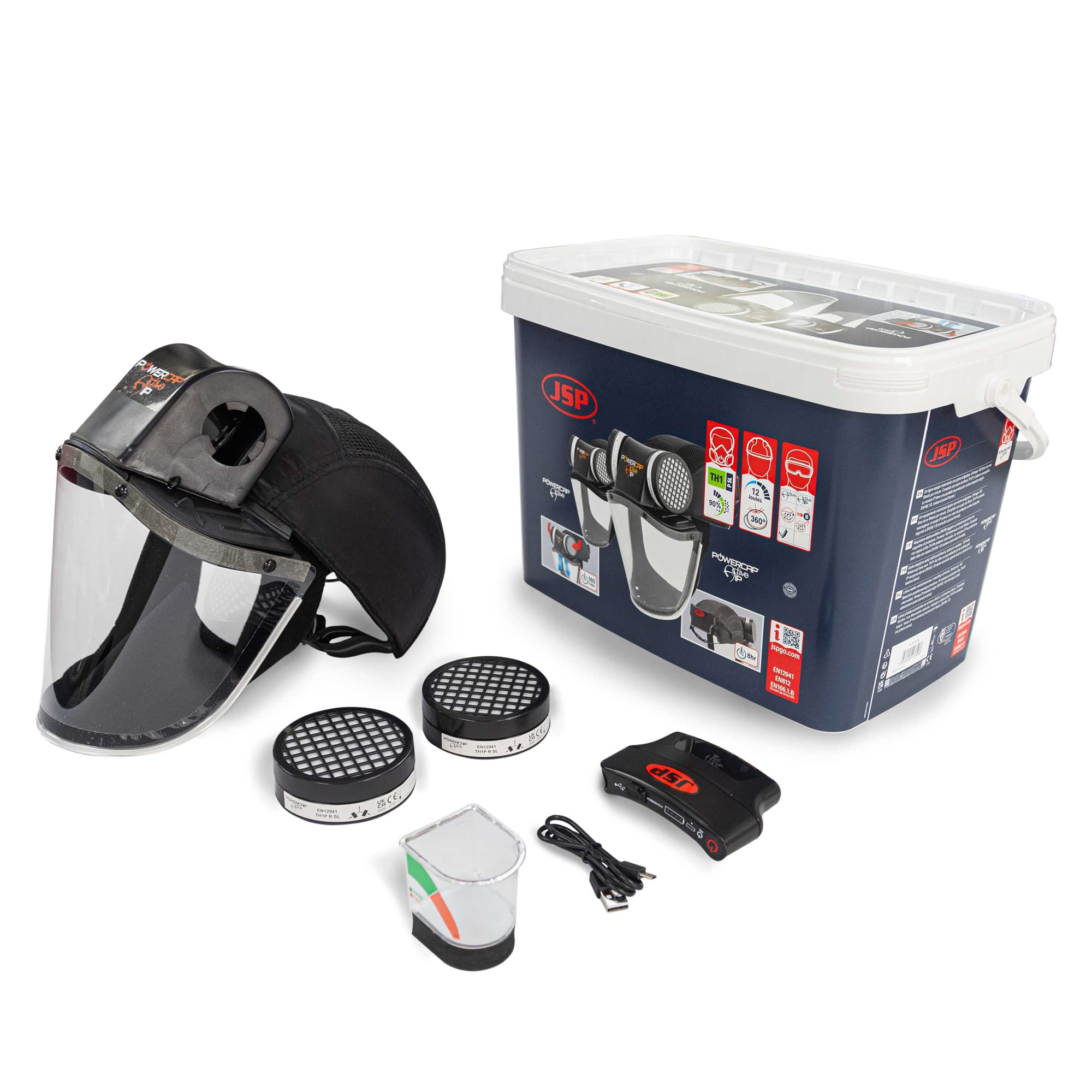 JSP | Powercap® Active™ IP 8hr Multi Plug - Black