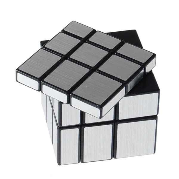 ShengShou Brushed Silver Mirror Magic Cube Black | Rubiks Cube ...