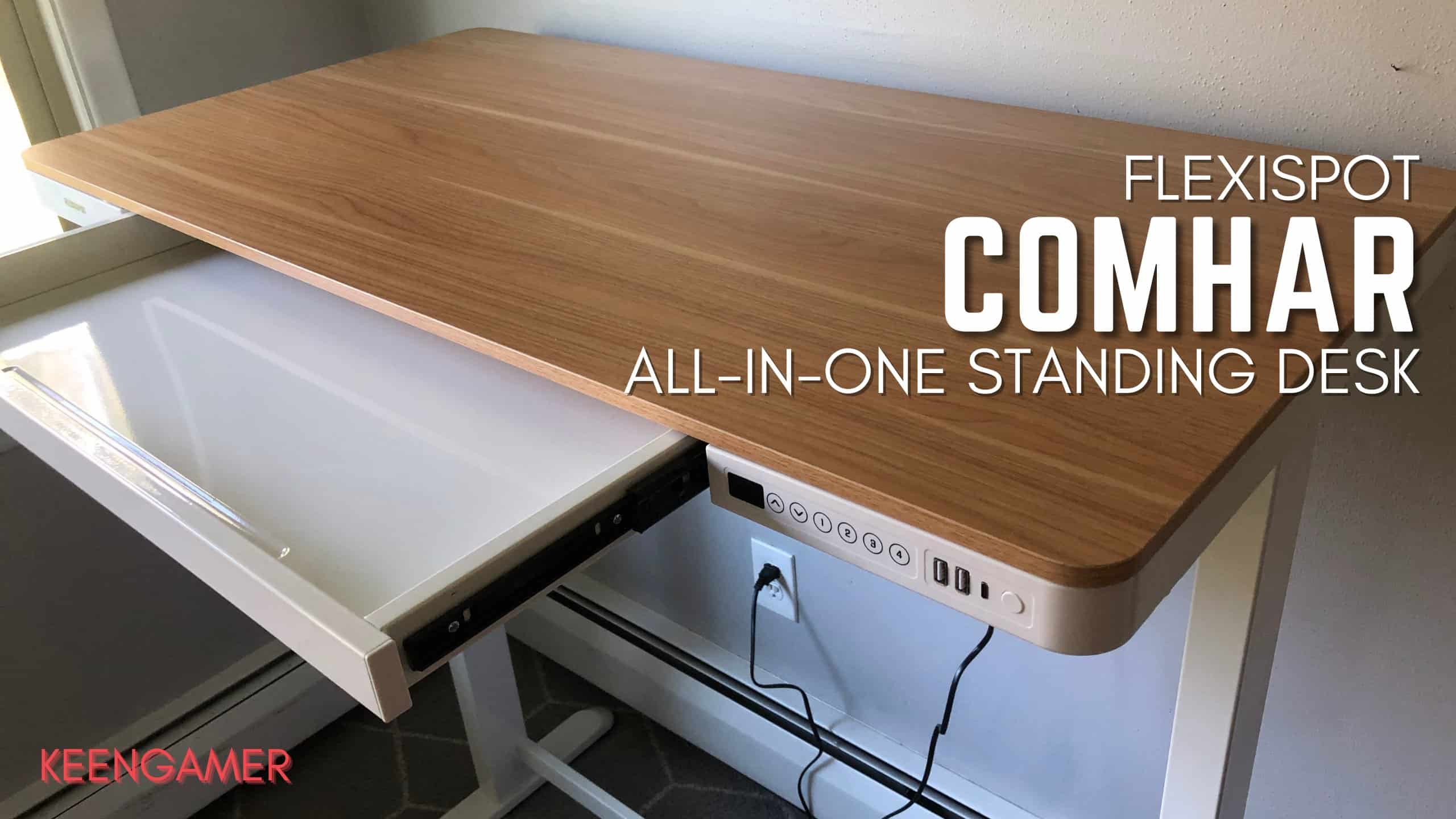 FlexiSpot Comhar All-in-One Standing Desk Review: Simplicity At Home
