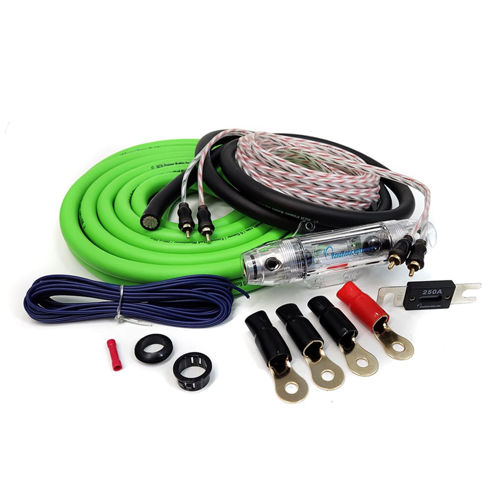 Shop Amp Installation Wiring Kits OFC 0, 4 and 8 Gauge - KnuKonceptz