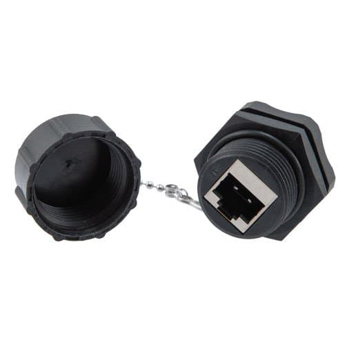Category 6a IP68 Waterproof Bulkhead Panel Mount Ethernet Coupler ...