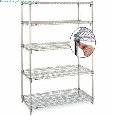 Metro Super Adjustable Super Erecta 5-Shelf Industrial Wire Shelving ...
