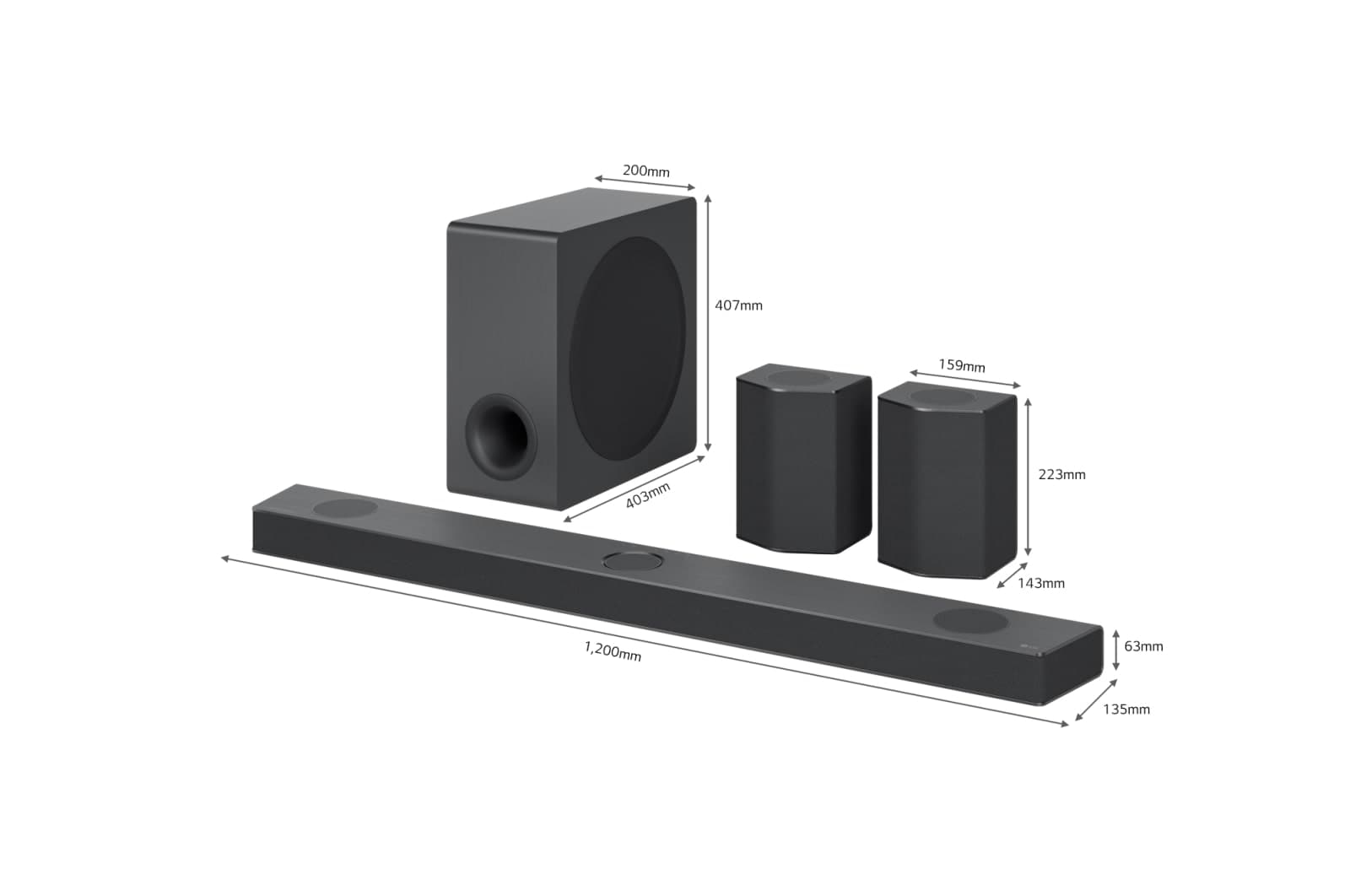 LG Soundbar for TV with Wireless Subwoofer - S95QR | LG UK