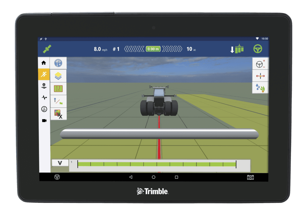 Trimble GFX-750 Display with Autopilot Motor Drive