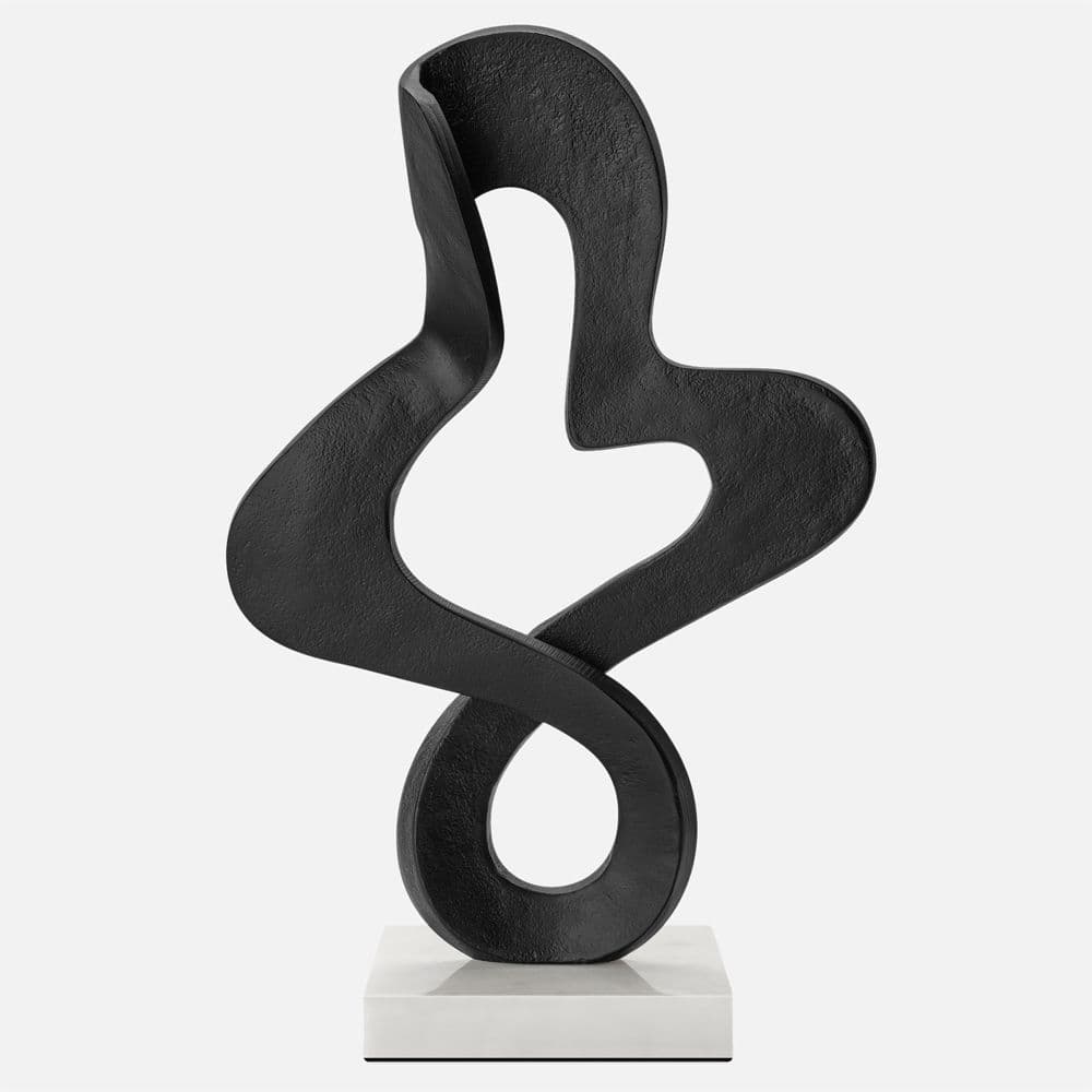 Torre & Tagus Sculpture en aluminium torsadé | Linen Chest