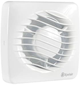 Xpelair DX100 Kitchen/Bathroom Extractor Fan (Silent) 100 mm Exhaust ...