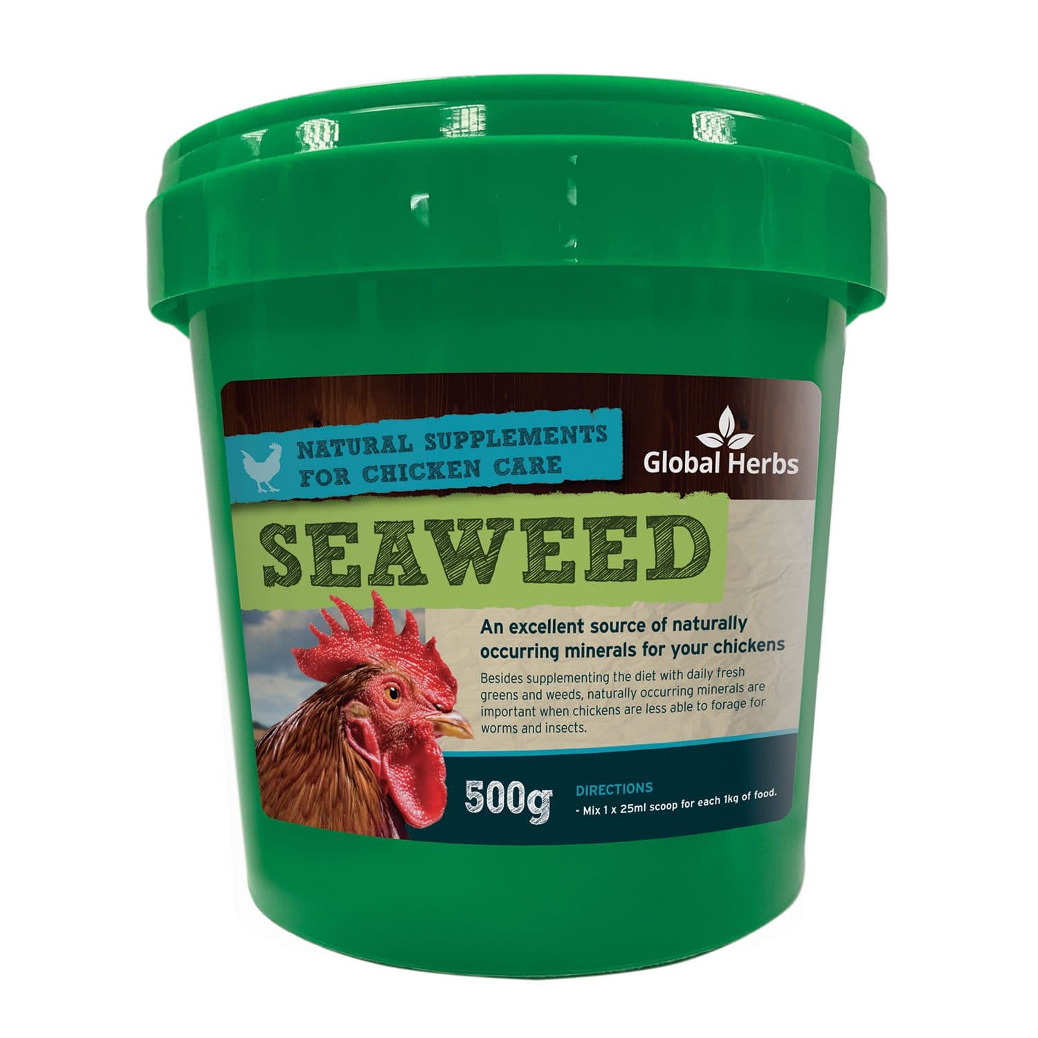 Global Herbs Poultry Seaweed 500g - Manor Equestrian