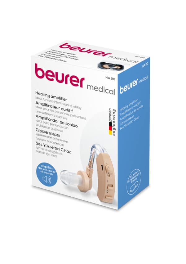 Beurer HA 20 hearing amplifier Ergonomic hearing amplifier with ear ...
