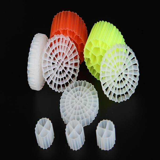 Virgin HDPE Material Kaldnes K1 Filter Media Bio Balls For Aquariums