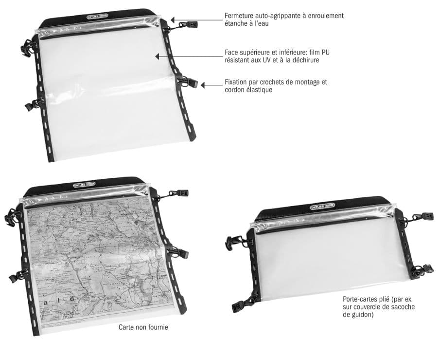 Porte-cartes Ultimate Six Map-Case Ortlieb