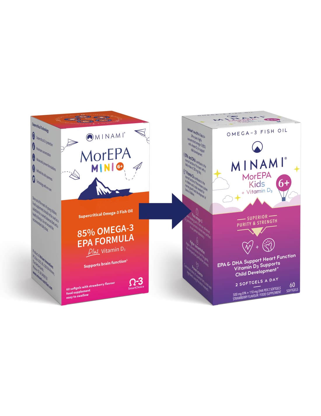MorEPA MINI omega-3 fish oil