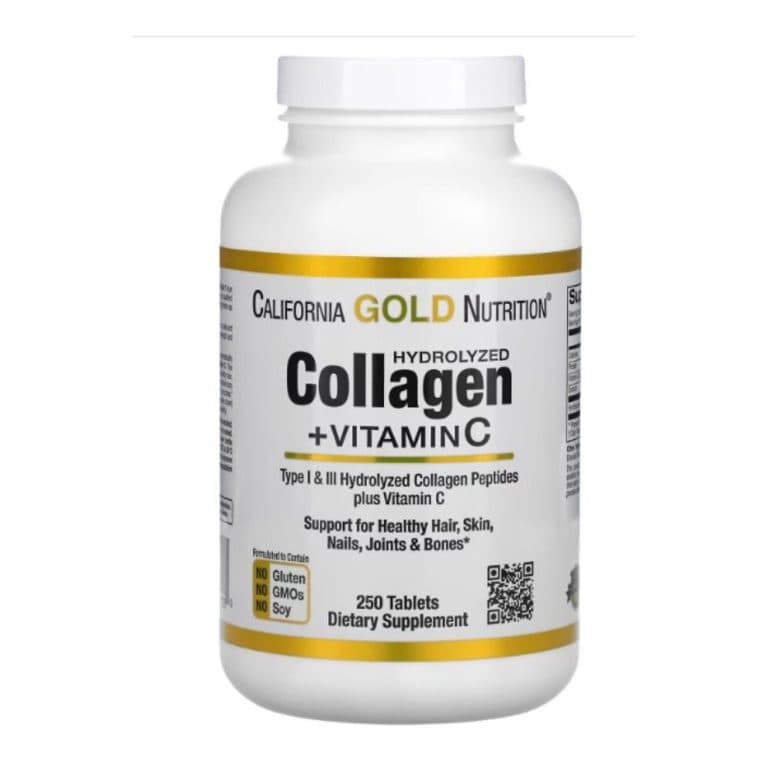 Hydrolyzed Collagen Peptides + Vitamin C Gold Nutrition, Support For ...