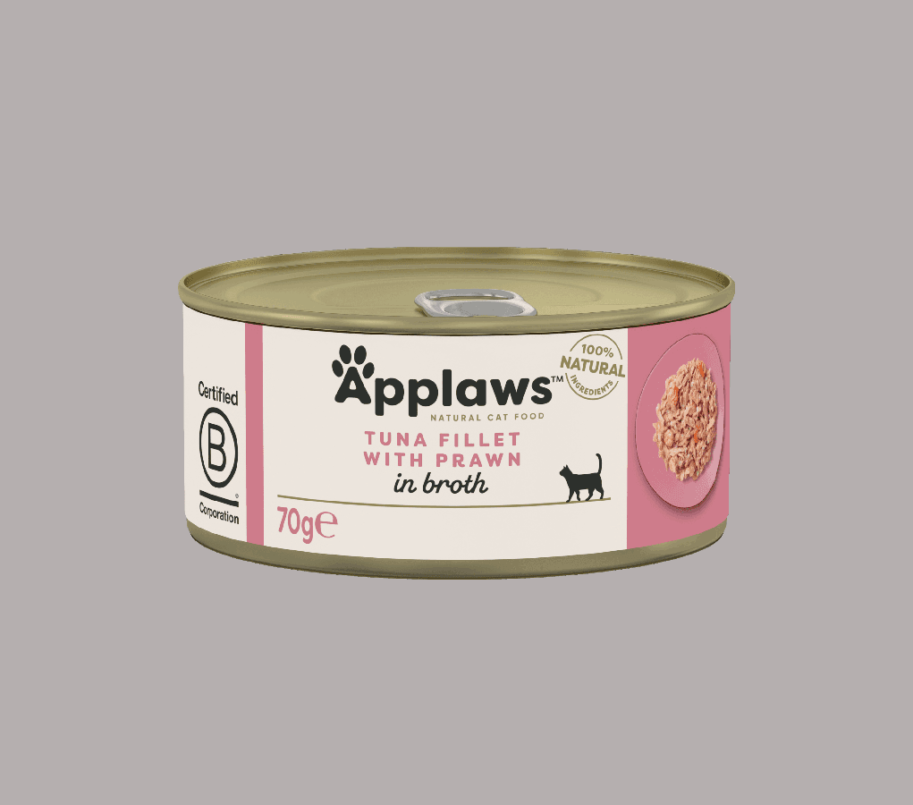 Applaws Cat Tuna Fillet with Prawn in Broth 70g (Can Wet Food) – My ...