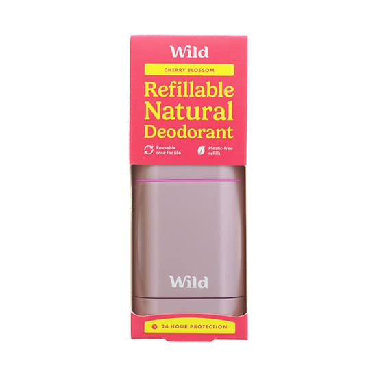 Wild Refillable Natural Deodorant Cherry Blossom 40g - The Natural ...