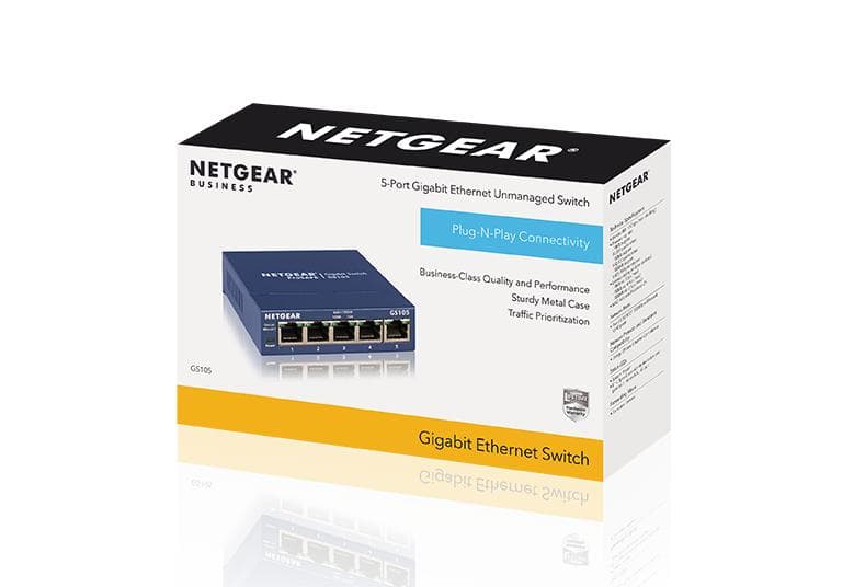 Gigabit Unmanaged Switch Series - GS105 | NETGEAR