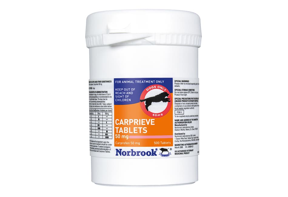 Carprieve Tablets for Dogs | Norbrook Laboratories