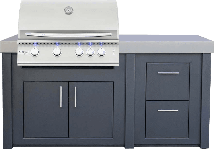 Outdoor Kitchen Islands - NYC Fireplaces & Outdoor Kitchens