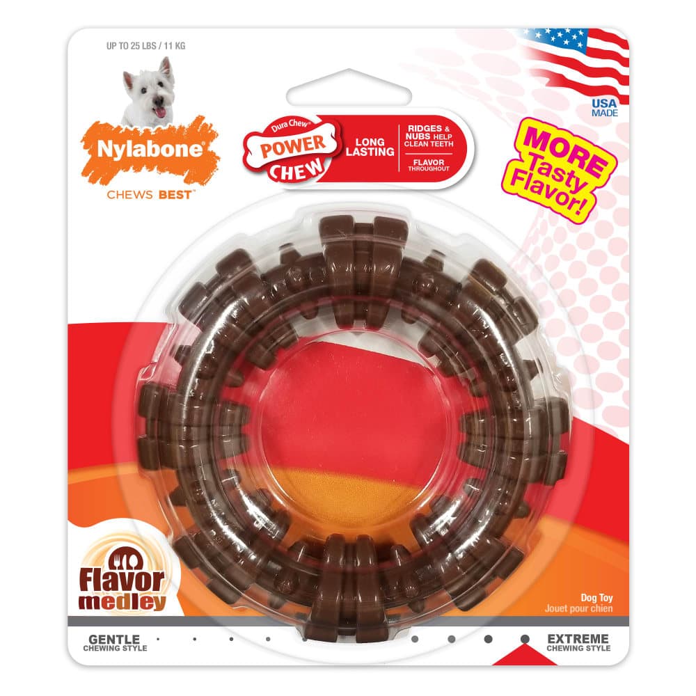 Power Chew Textured Dog Ring Toy | Nylabone