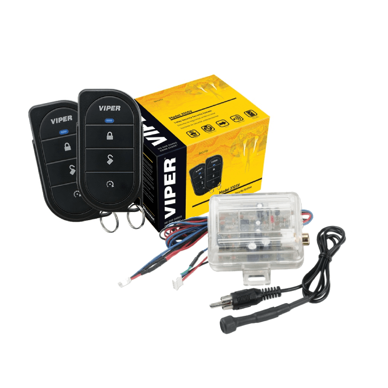 Viper 3105V-Bundle4 1-Way Security System with 4-Button Remotes ...