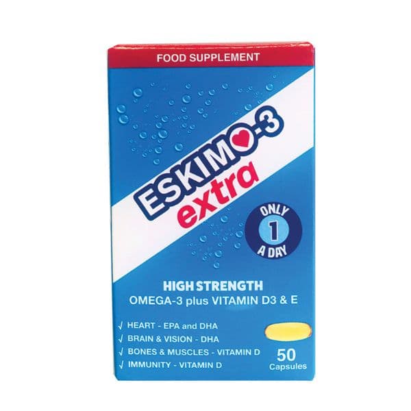 ESKIMO ADVANCED EPA + VITAMIN D3 50CAPS - Only Natural