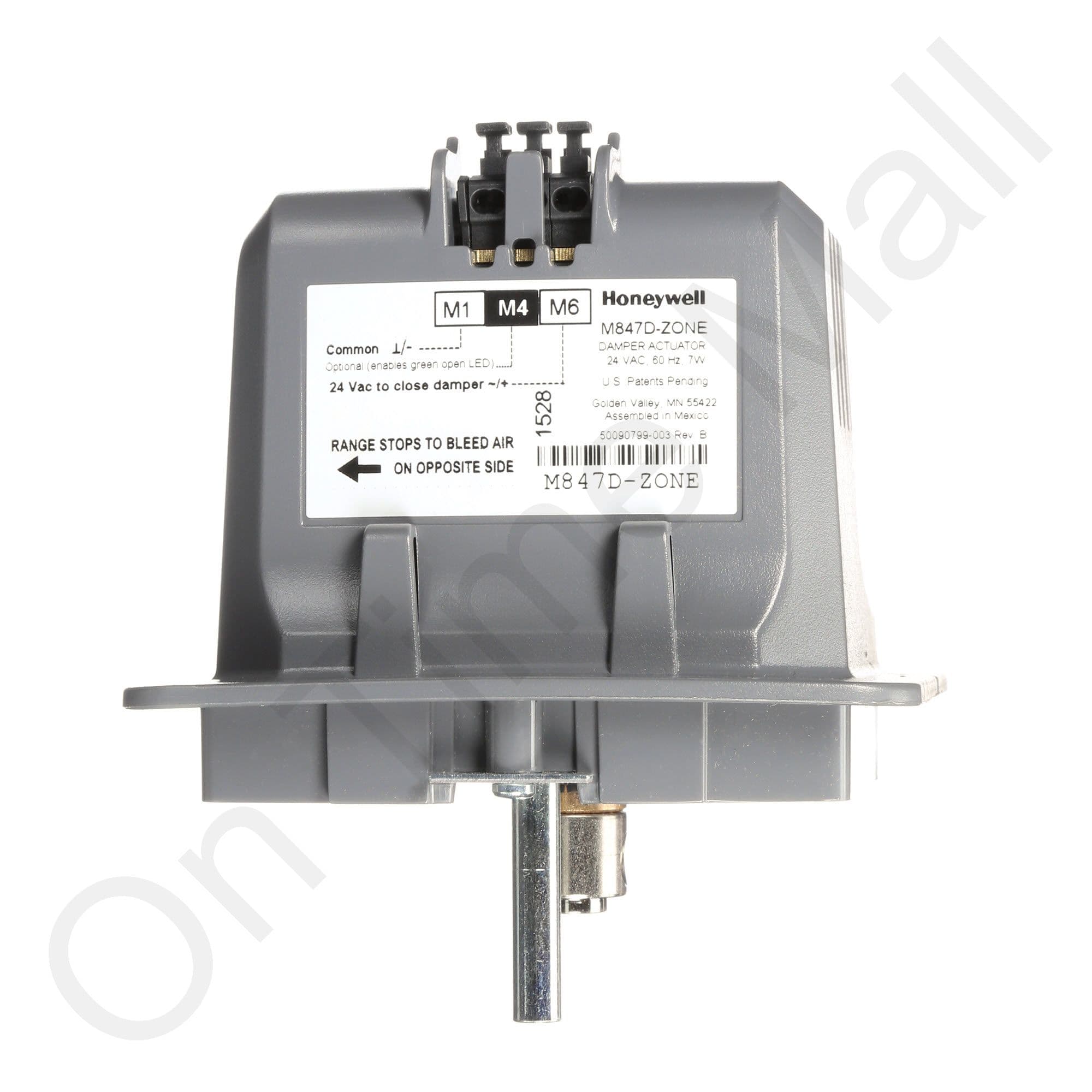 Honeywell M847DZONE M847D-ZONE Damper Actuator