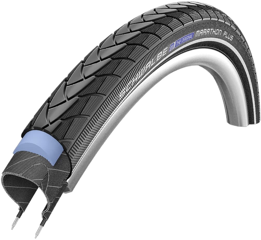 Schwalbe Marathon Plus Tyre – Puncture Protection for Brompton