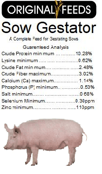 Sow Gestation - Original Feeds