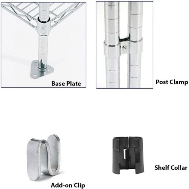 Chrome Wire Shelving Accessories| PARRS