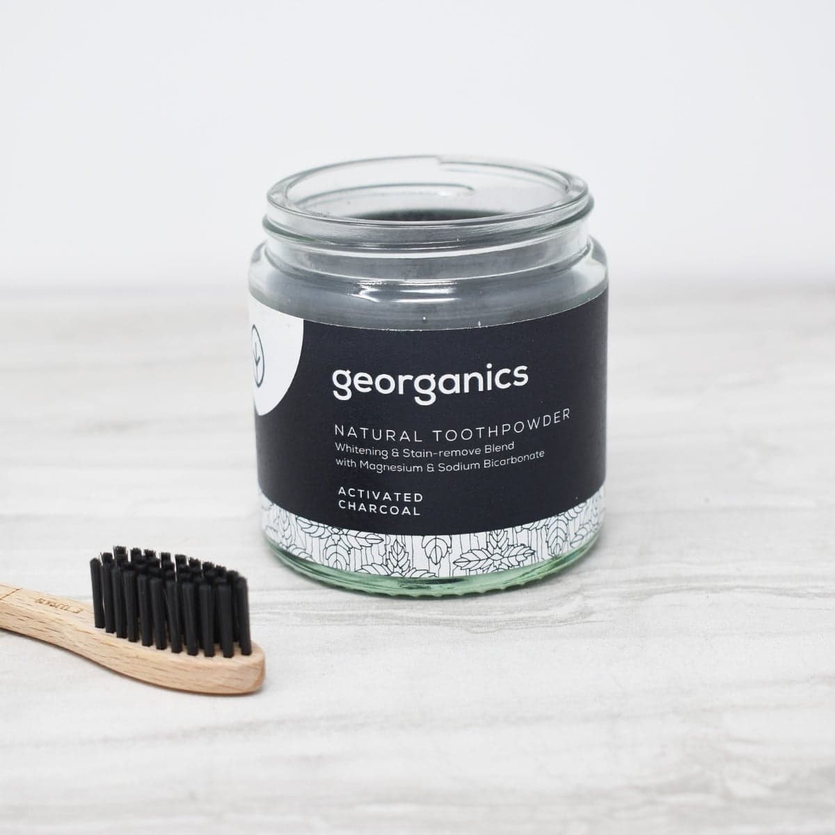 Natural Toothpowder - Activated Charcoal - Georganics