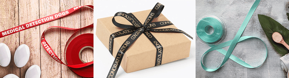 Personalised Printed Ribbon UK, Custom Printed Ribbons FREE UK Delivery