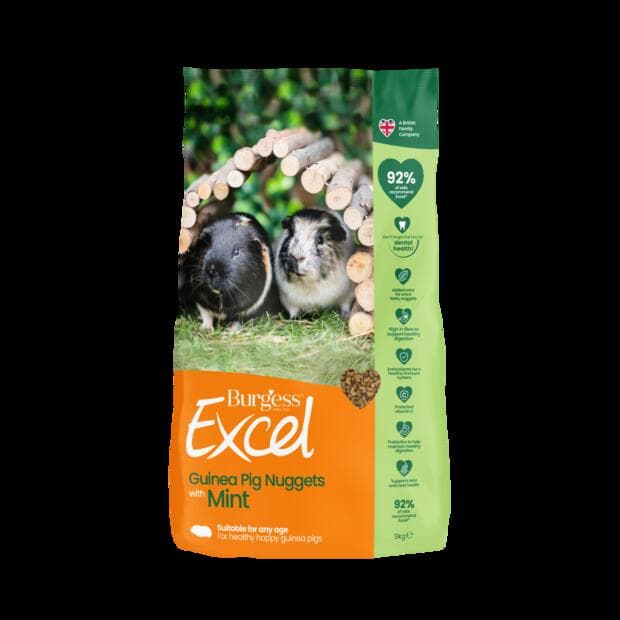 Burgess Excel Guinea Pig Nuggets Mint | Pet Food Reviews (Australia)