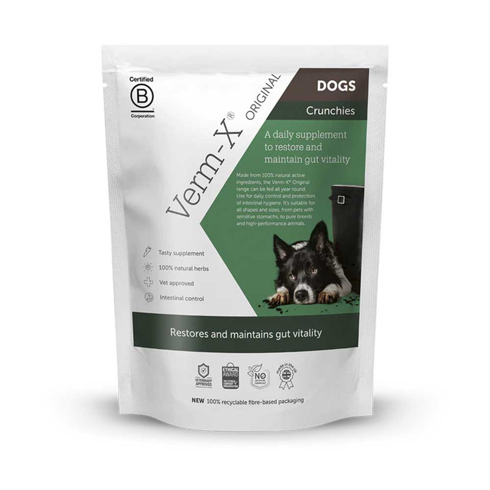 VERM-X Original Crunchies Gut Vitality for Dogs, 100g • Dog Healthcare ...