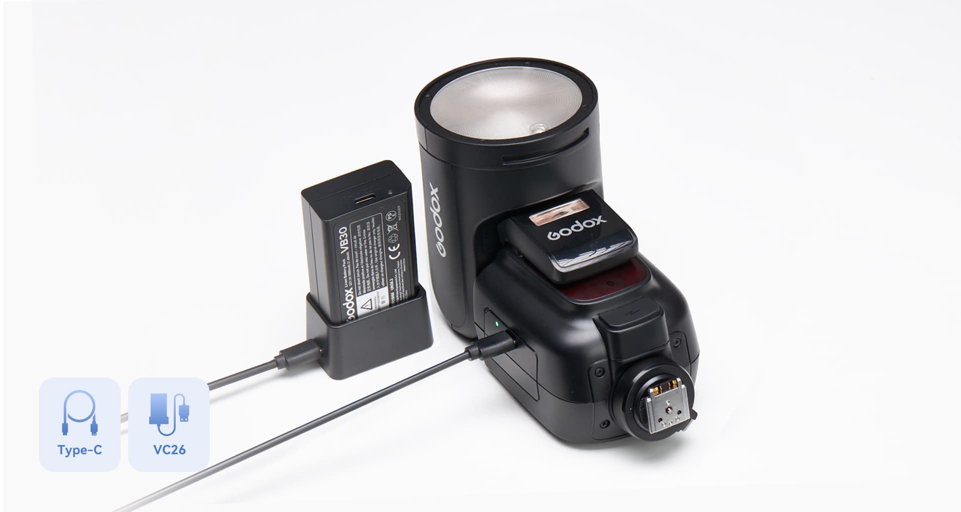 Godox V1 Pro Round Head Camera Flash: Soft Light, Powerful Performance ...