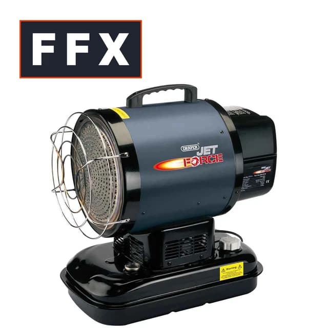 DRAPER 17111 17KW Jet Force Infrared Diesel Kerosene Space Heater 60000 ...