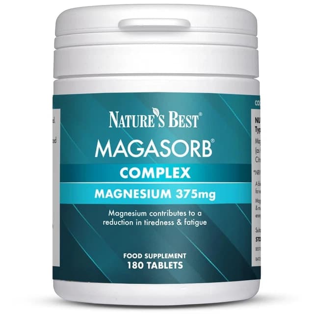 NATURE'S BEST MAGASORB Complex 375mg - High Strength Magnesium ...