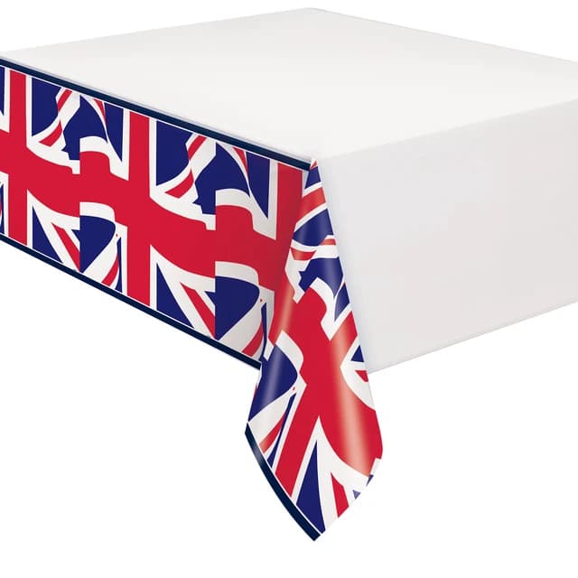 Union Jack Plastic Tablecover