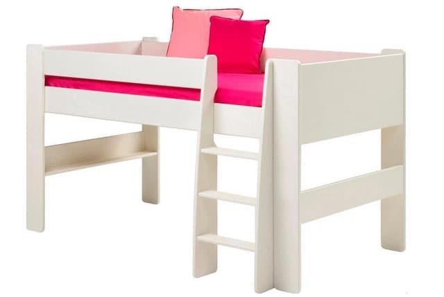 STEENS MEMPHIS UK Midsleeper Bunk Bed in Solid Plain White £21.52 ...