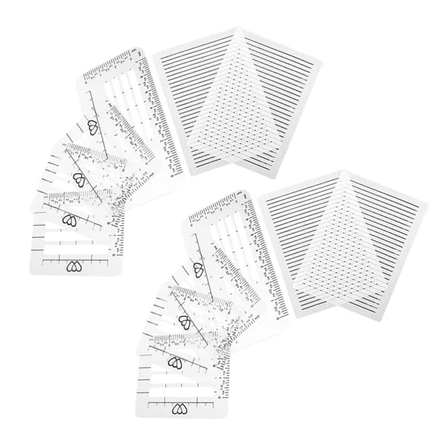 12PCS ADDRESSING GUIDE Rulers and Templates for Envelopes Envelope ...